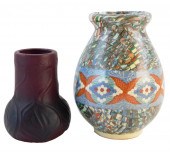 ART POTTERY TWO PIECES INCLUDING  31d296