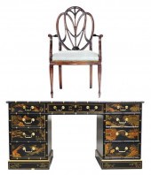 DREXEL CHINOISERIE DECORATED FLAT TOP