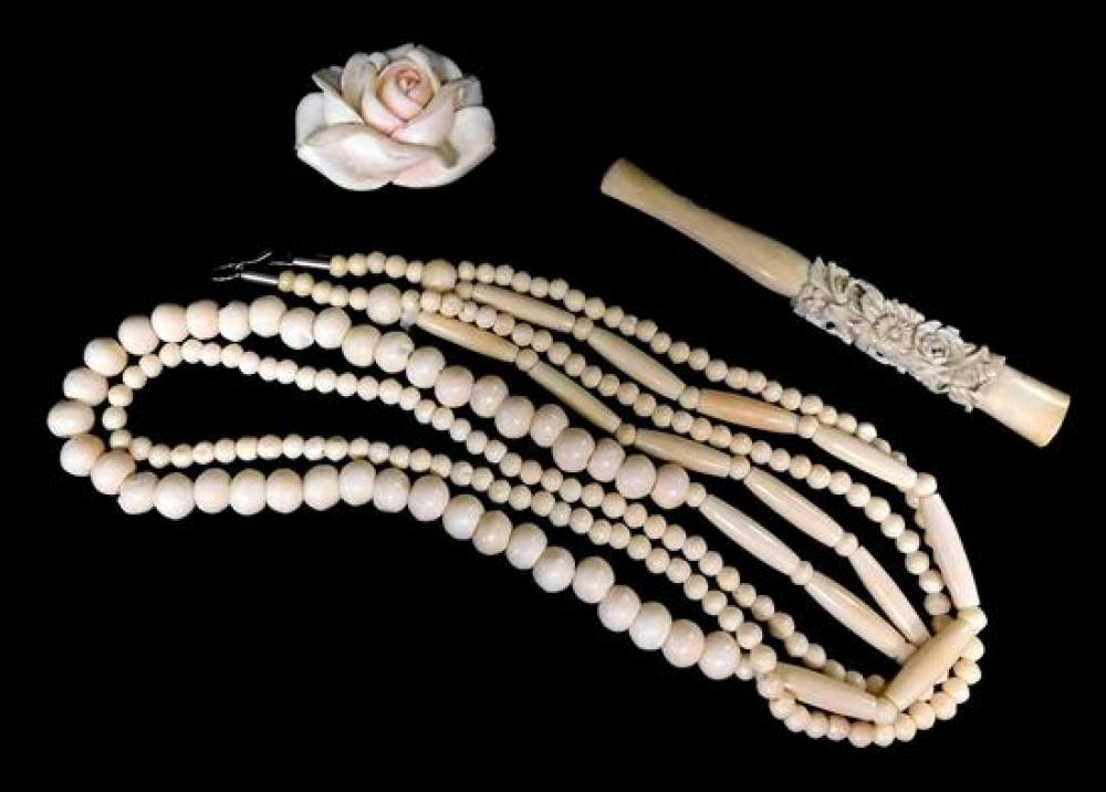 ASIAN IVORY JEWELRY AND CIGARETTE 31d441