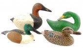 DUCK AND GOOSE WOODEN DECOYS, ALL HAND