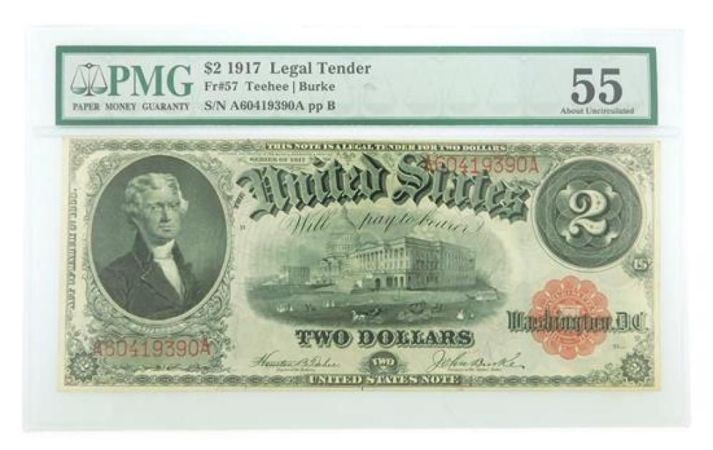 CURRENCY 2 US NOTE SERIES 1917  31d5b1