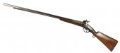 WEAPON: 19TH C. PERCUSSION DOUBLE BARREL