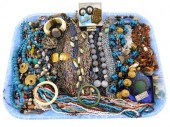 COSTUME JEWELRY: 60+ PIECES OF NECKLACES,