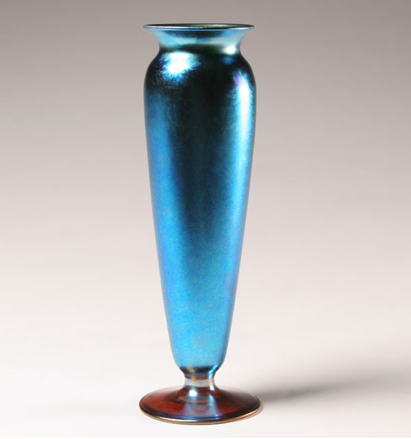 Durand iridescent blue art glass 4fc86