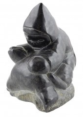 TRIBAL: INUIT CARVED STONE SCULPTURE
