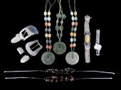 SILVER: JEWELRY ASSORTMENT INCLUDING