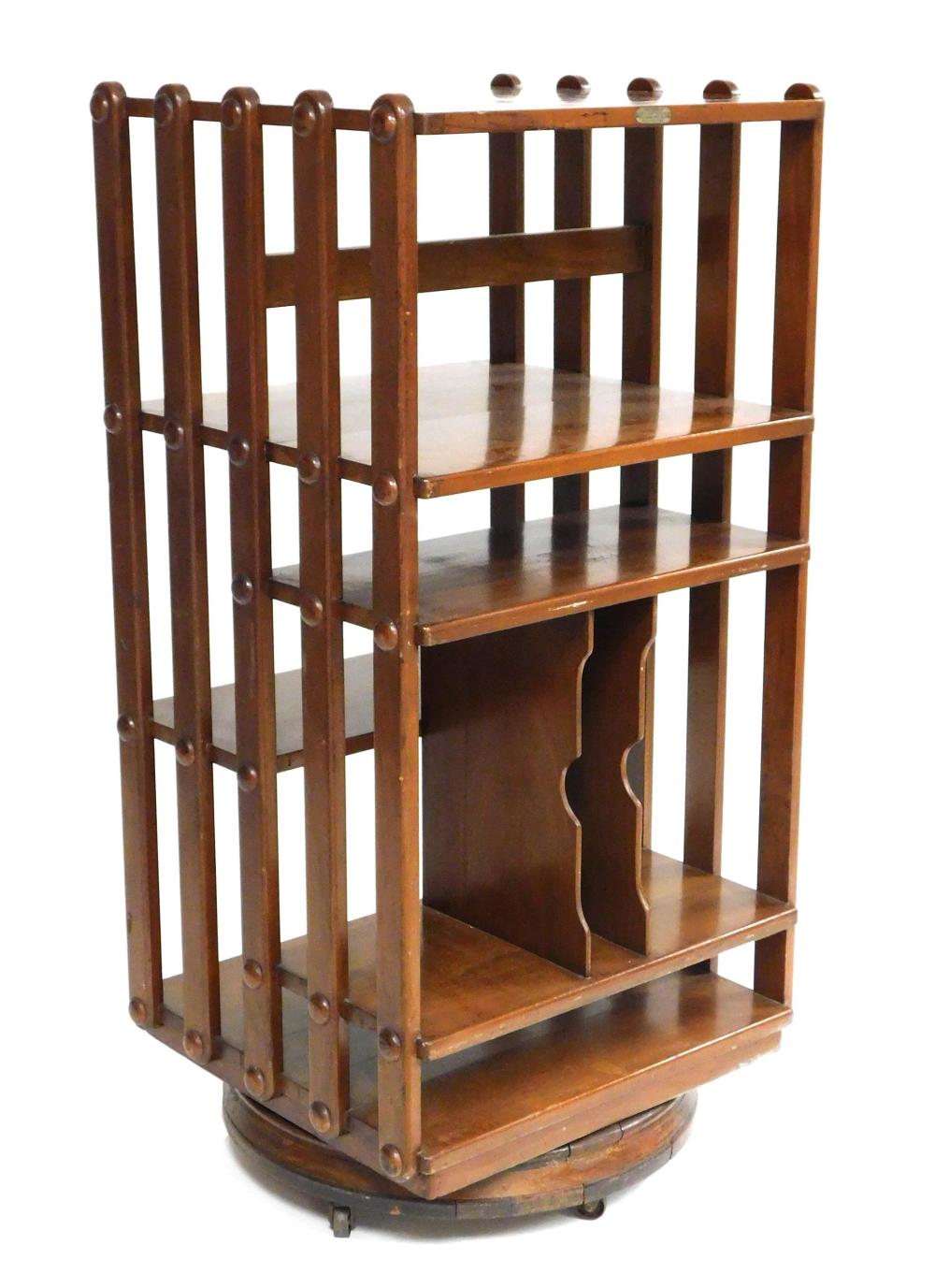 ROTATING BOOKCASE BY SARGENT MFG  31df5a