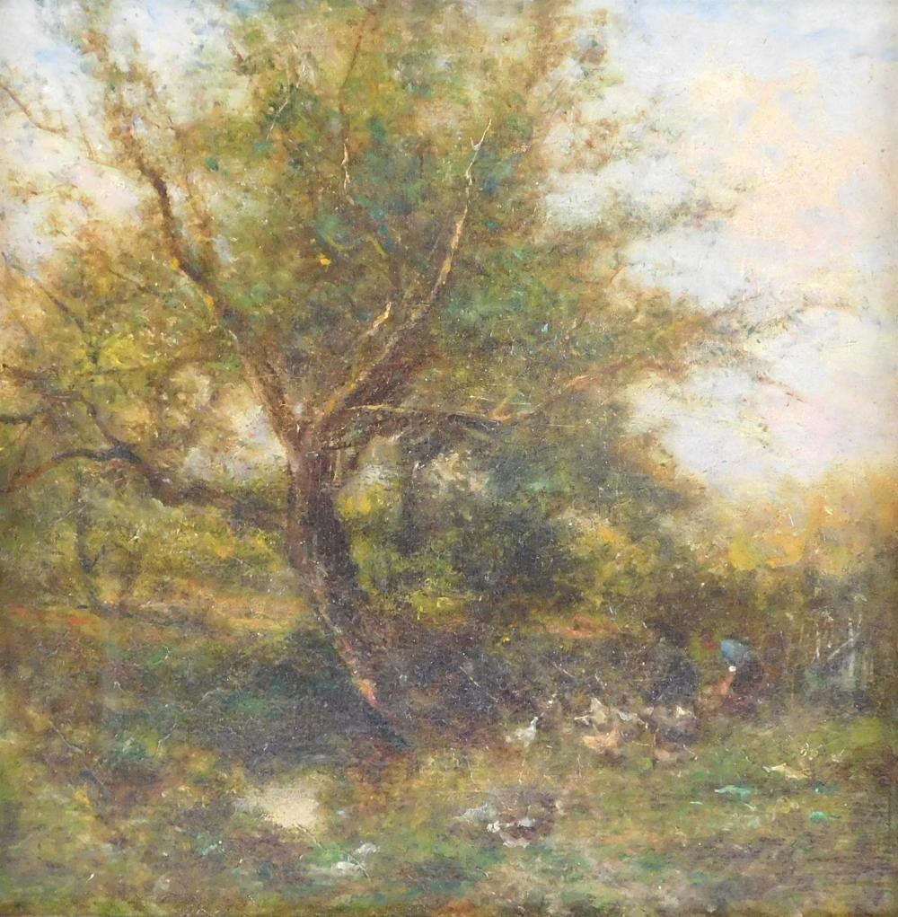 UNTITLED OIL ON BOARD DEPICTS 31e04d