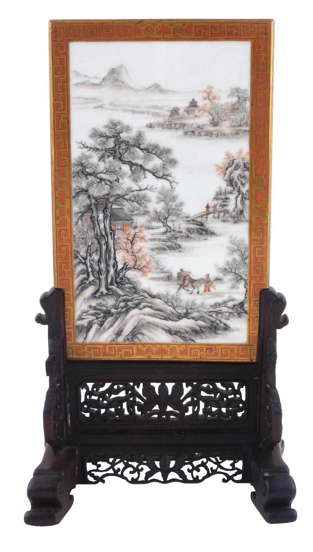 ASIAN CHINESE HAND PAINTED PORCELAIN 31e149