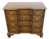 ETHAN ALLEN BLOCK FRONT CHEST OF DRAWERS,