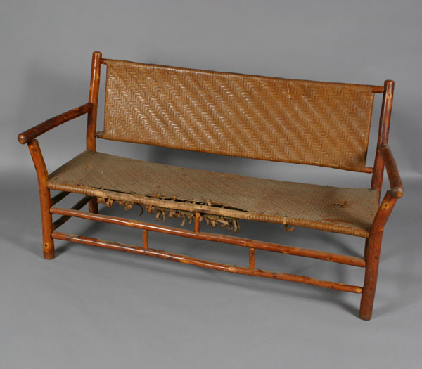 Old Hickory Martinsville settee  4fd55