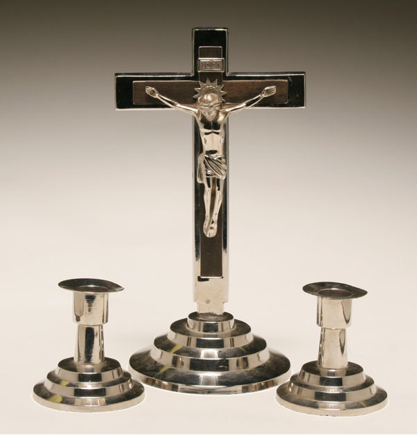 Art Deco chrome religious table 4f97c