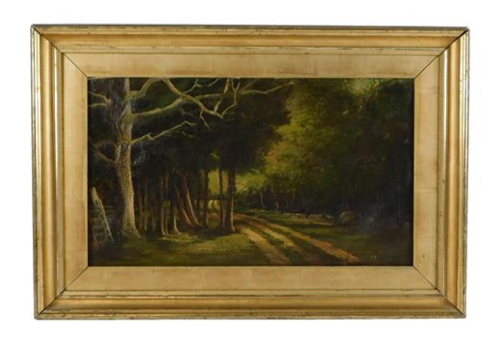 19TH C OIL ON CANVAS DEPICTS 31c025