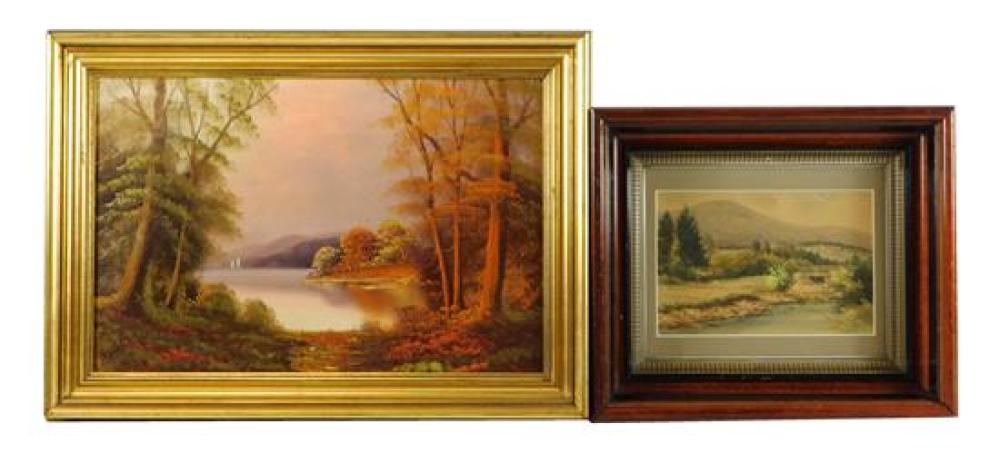 TWO FRAMED ARTWORKS BY EARLY 20TH 31c05e
