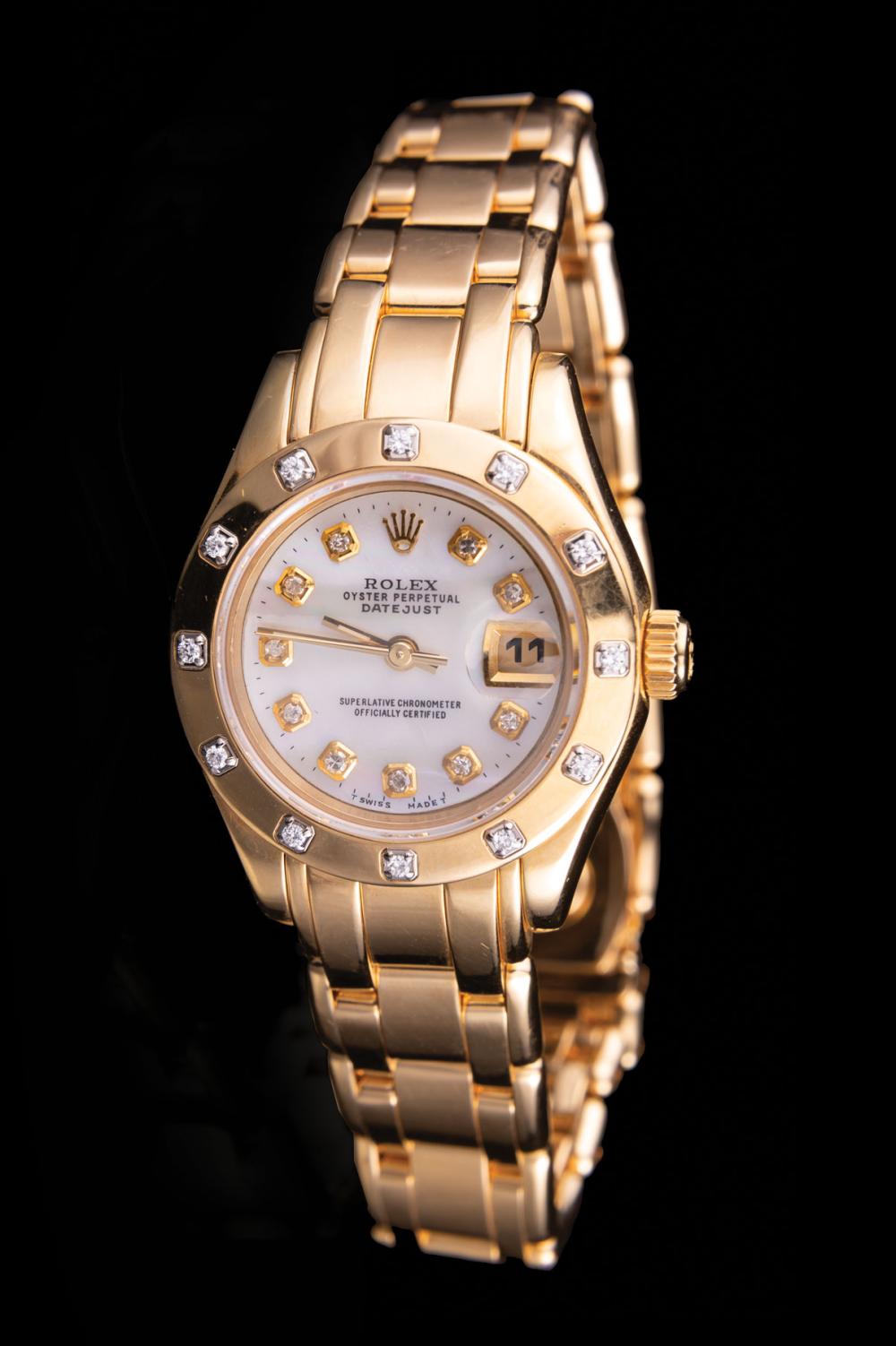 GOLD AND DIAMOND ROLEX LADY S OYSTER 31c073