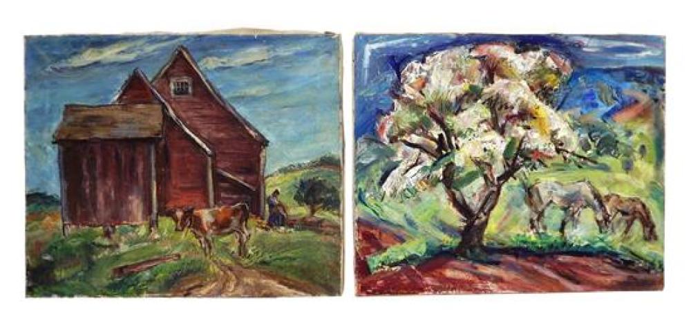 TWO WORKS BY MARION HUSE AMERICAN  31c4fe