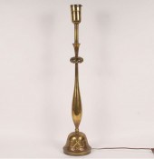 Tall Rembrandt vintage patinated brass