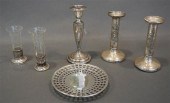 PAIR OF STERLING CANDLESTICKS  31f814