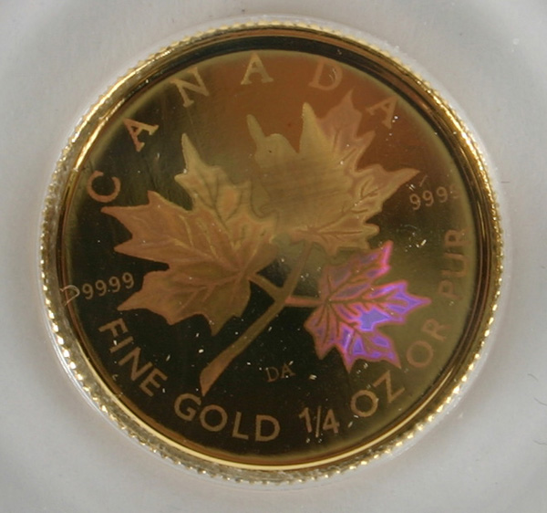 1 2 oz Gold 2001 Canadian Maple 4ff54
