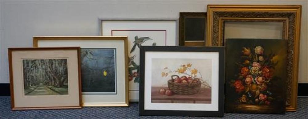 TWO BOXES WITH FRAMED PRINTS ACCENT 31fd24