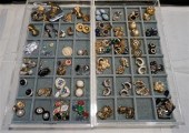 TWO TRAYS OF COSTUME JEWELRY AND 3200d1