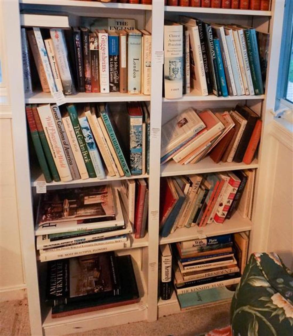 EIGHT (8) SHELVES OF BOOKSEight