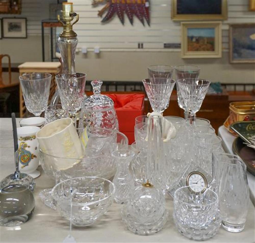 GROUP WITH MOSTLY WATERFORD CRYSTAL 320a6d