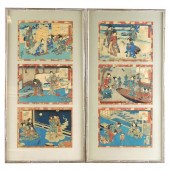 TWO JAPANESE WOODBLOCK PRINTS BY 31e71a