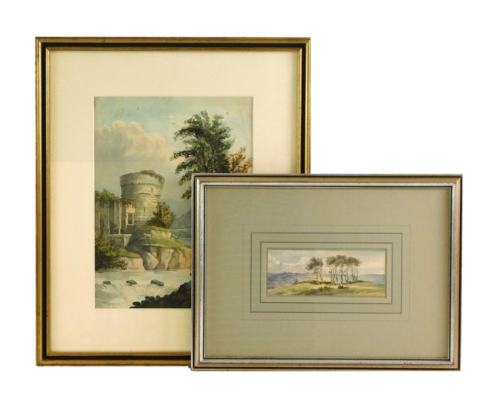 TWO FRAMED WATERCOLORS INCLUDING 31e81f