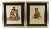 PAIR OF 1836 PRINTS OF NATIVE AMERICANS