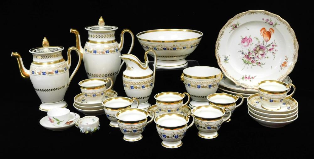 MEISSEN CHINA ETC AND AN UNMARKED 31e944