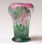 Daum Nancy 1900 Paris Exposition vase;