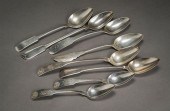 GROUP OF FIVE AMERICAN SILVER SERVING