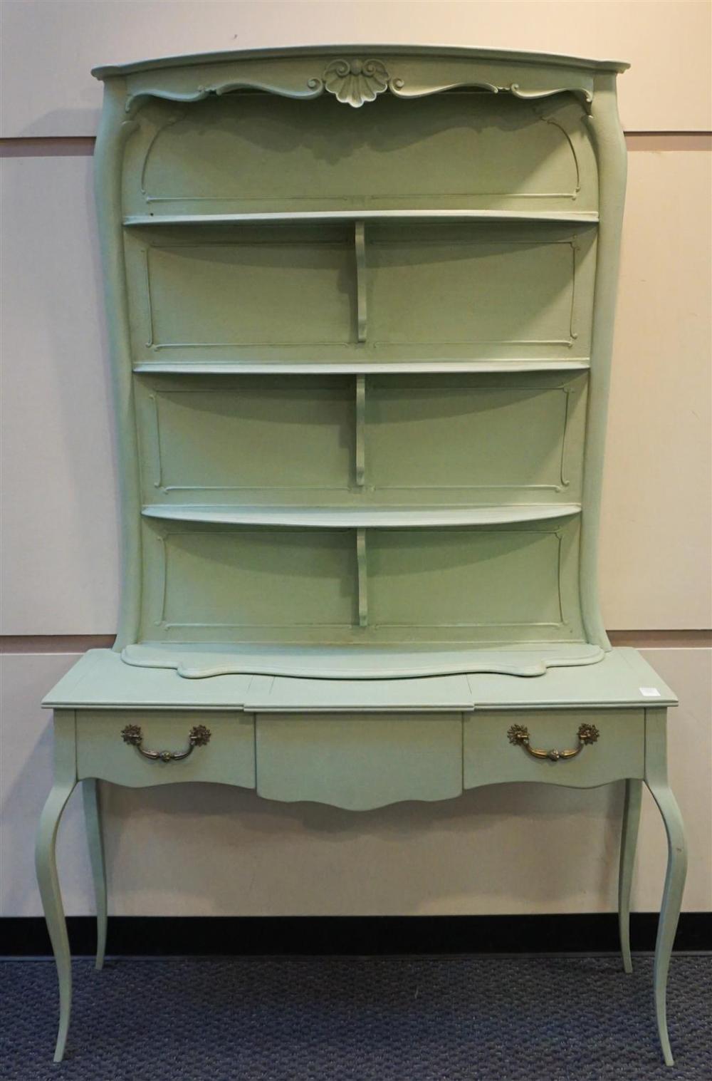 CONTINENTAL PAINTED WOOD HUTCH 321d2e