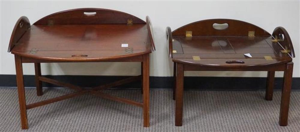 TWO GEORGE III STYLE MAHOGANY BUTLER S 3220f1