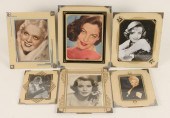 Six Art Deco frames including Hollywood 50429