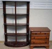 CHERRY ETAGERE AND SIDE CHEST BY 322b4e