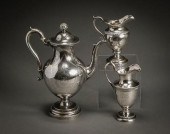 AMERICAN SILVER ASSEMBLED THREE-PIECE