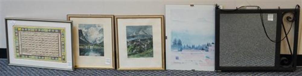 TWO CONTINENTAL FRAMED ENGRAVINGS  321049
