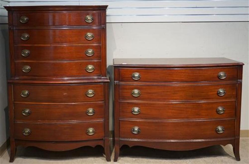 FEDERAL STYLE MAHOGANY DOUBLE SEMI POSTER 3216ae