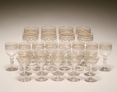 Continental etched crystal stemware 50252