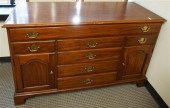 EARLY AMERICAN STYLE CHERRY SIDEBOARD
