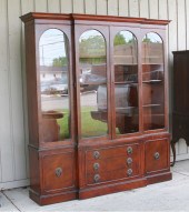 Drexel mahogany china cabinet, 2pc.;