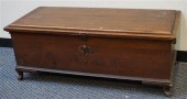 MAHOGANY AND CEDAR LINED BLANKET CHEST,