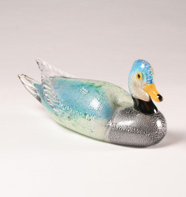 Formia Murano art glass duck 14 50785
