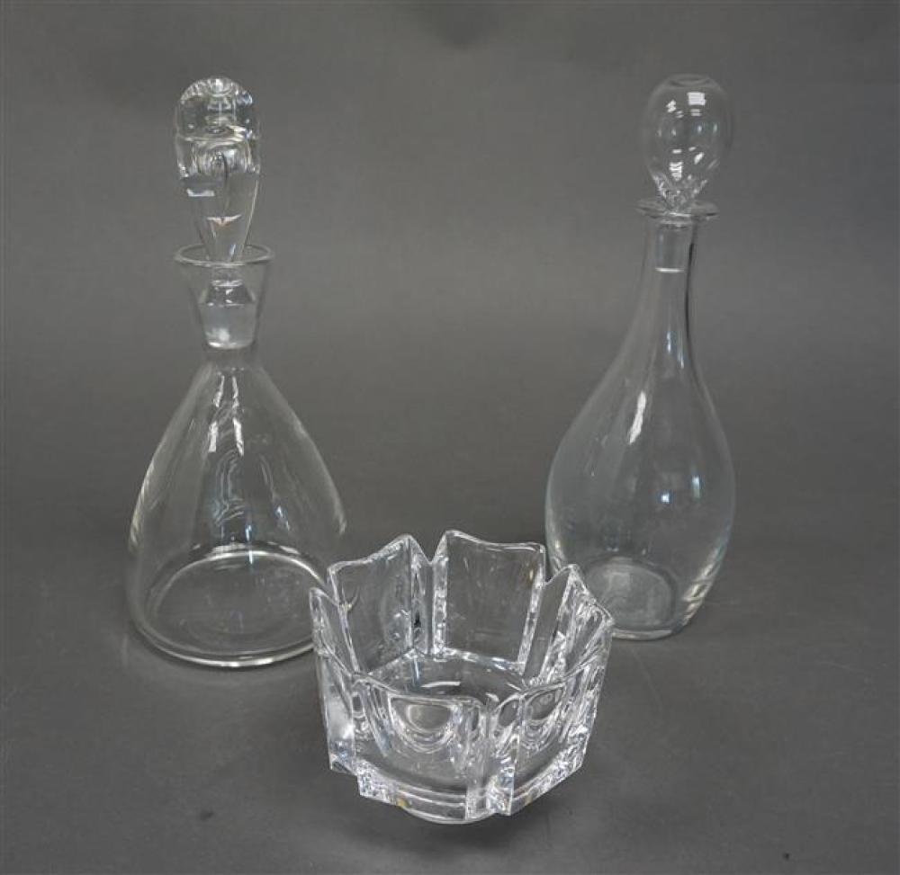 BACCARAT AND STEUBEN CRYSTAL DECANTERS 325765