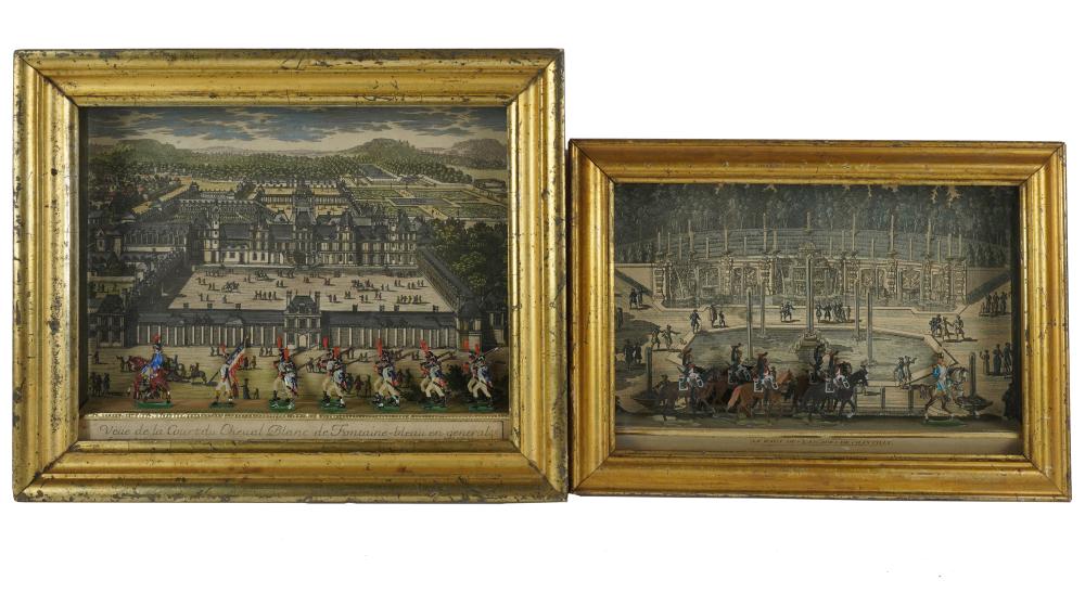 TWO SHADOWBOX DIORAMAS OF FRENCH 3257c7