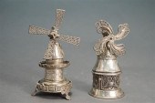TWO CONTINENTAL SILVER JUDAICA SPICE