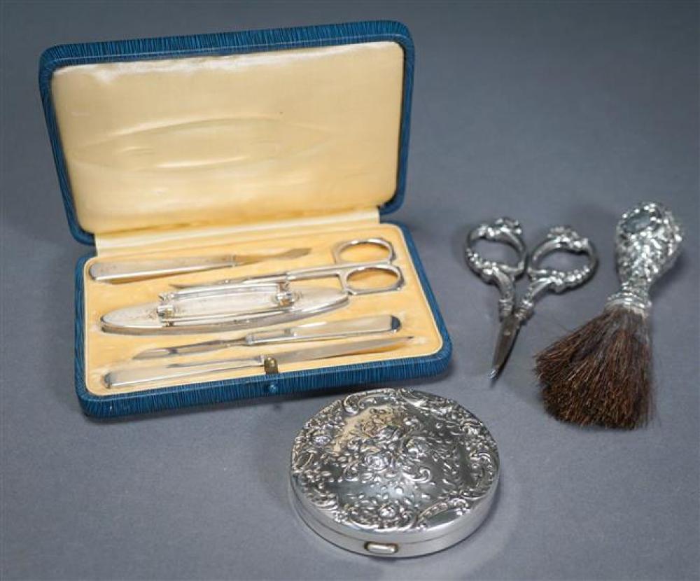 COLLECTION OF STERLING SILVER MOUNTED 323432