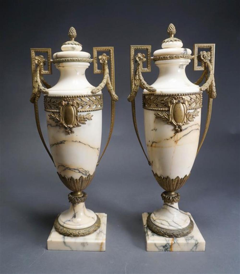PAIR OF NEOCLASSICAL STYLE MARBLE